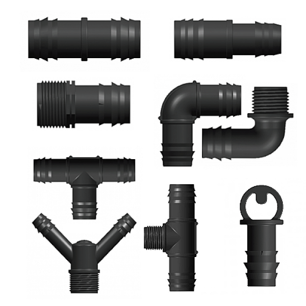 Steckverbinder für Tropfrohr / Tropfschlauch 25 mm für Rain-Bird XFS XFD DBL100 XQF usw. geeignet